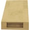 Ekena Millwork 5-inch W x 6-inch D x 6-inch H Geneva Rough Cedar Woodgrain TimberThane Knee Brace, Primed BRCUR05X06X06GNVRCPR - alternate 6